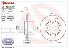 Cargar imagen en el visor de la galería, Disco Freno Brembo 09.B632.10 - Mi Refacción