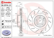 Cargar imagen en el visor de la galería, Disco Freno Brembo 09.B744.51 - Mi Refacción