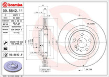 Cargar imagen en el visor de la galería, Disco Freno Brembo 09.B842.11 - Mi Refacción