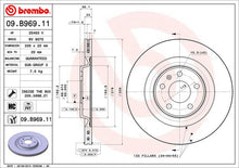 Cargar imagen en el visor de la galería, Disco Freno Brembo 09.B969.11 - Mi Refacción
