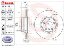 Cargar imagen en el visor de la galería, Disco Freno Brembo 09.C116.11 - Mi Refacción