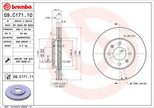 Cargar imagen en el visor de la galería, Disco Freno Brembo 09.C171.10 - Mi Refacción