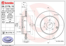Cargar imagen en el visor de la galería, Disco Freno Brembo 09.C178.11 - Mi Refacción