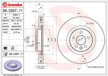 Cargar imagen en el visor de la galería, Disco Freno Brembo 09.C207.11 - Mi Refacción