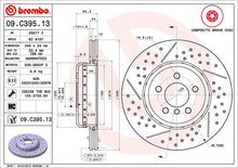 Cargar imagen en el visor de la galería, Disco Freno Brembo 09.C395.13 - Mi Refacción