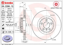 Cargar imagen en el visor de la galería, Disco Freno Brembo 09.C396.13 - Mi Refacción