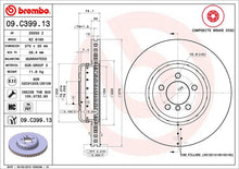 Cargar imagen en el visor de la galería, Disco Freno Brembo 09.C399.13 - Mi Refacción