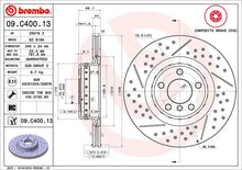 Cargar imagen en el visor de la galería, Disco Freno Brembo 09.C400.13 - Mi Refacción