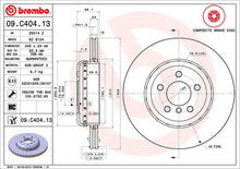Cargar imagen en el visor de la galería, Disco Freno Brembo 09.C404.13 - Mi Refacción
