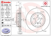 Cargar imagen en el visor de la galería, Disco Freno Brembo 09.C409.13 - Mi Refacción