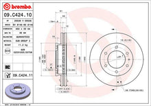 Cargar imagen en el visor de la galería, Disco Freno Brembo 09.C424.11 - Mi Refacción
