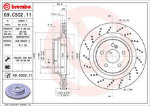 Cargar imagen en el visor de la galería, Disco Freno Brembo 09.C502.11 - Mi Refacción