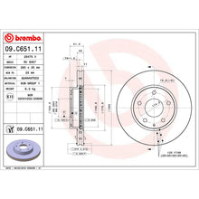 Cargar imagen en el visor de la galería, Disco Freno Brembo 09.C651.11 - Mi Refacción