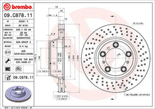 Cargar imagen en el visor de la galería, Disco Freno Brembo 09.C878.11 - Mi Refacción