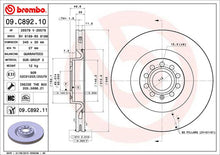 Cargar imagen en el visor de la galería, Disco Freno Brembo 09.C892.11 - Mi Refacción