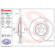 Cargar imagen en el visor de la galería, Disco Freno Brembo 09.C928.11 - Mi Refacción