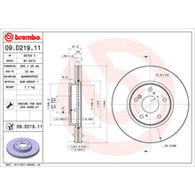 Cargar imagen en el visor de la galería, Disco Freno Brembo 09.D219.11 - Mi Refacción