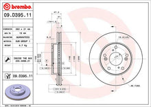 Cargar imagen en el visor de la galería, Disco Freno Brembo 09.D395.11 - Mi Refacción