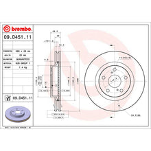 Cargar imagen en el visor de la galería, Disco Freno Brembo 09.D451.10 - Mi Refacción
