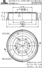 Cargar imagen en el visor de la galería, Tambor Freno Brembo 14.5073.10 - Mi Refacción