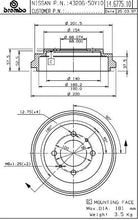 Cargar imagen en el visor de la galería, Tambor Freno Brembo 14.6775.10 - Mi Refacción
