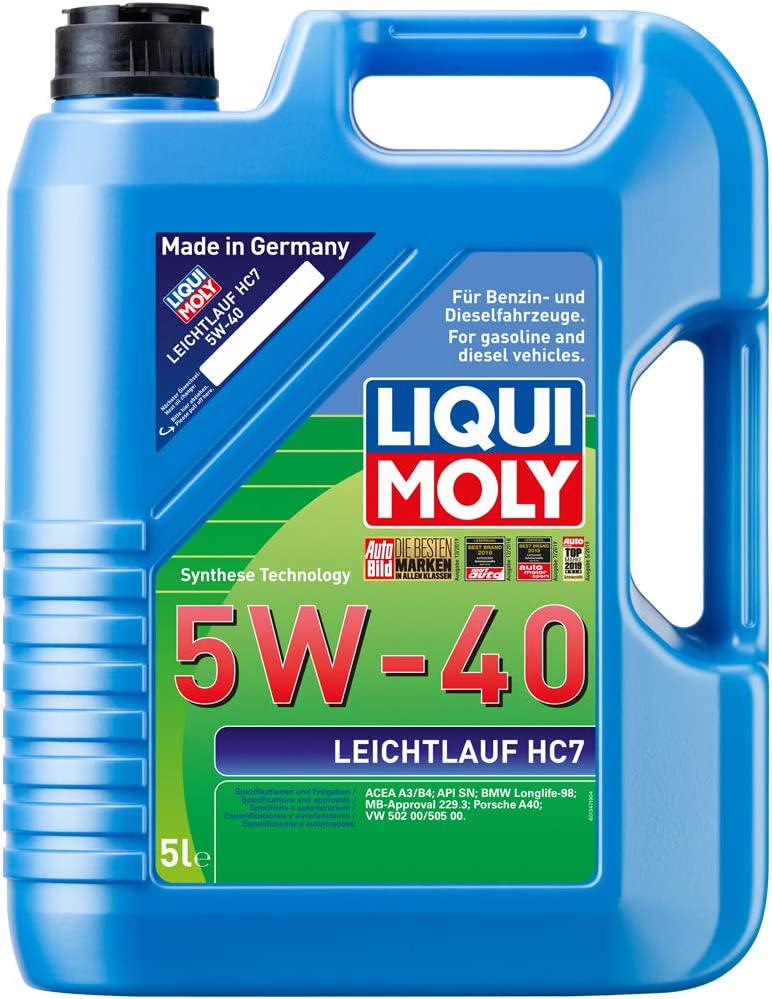 Aceite Liqui Moly 5W-40 Sintético 2309 - Mi Refacción