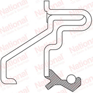 Retén Eje De Salida National 3543 - Mi Refacción
