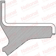 Sello De Eje De Cambio National 3816 - Mi Refacción