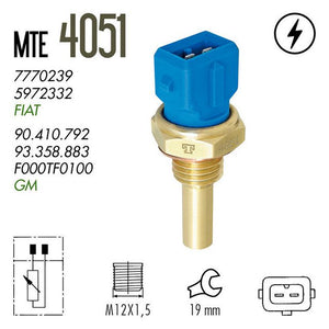 Sensor Temperatura Refrigerante Mte-Thomson 4051 - Mi Refacción