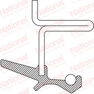 Sello Flecha Eje National 710428 - Mi Refacción