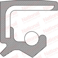 Retén Eje De Salida National 710700 - Mi Refacción