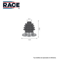 Cubrepolvo Junta Homocinética Race Bc-2502 - Mi Refacción