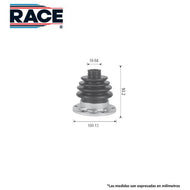 Cubrepolvo Junta Homocinética Race Bc-2503 - Mi Refacción