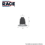 Cubrepolvo Junta Homocinética Race Bc-2518 - Mi Refacción
