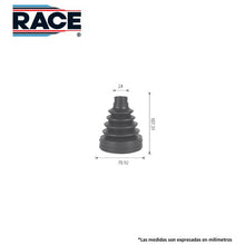 Cargar imagen en el visor de la galería, Cubrepolvo Junta Homocinética Race Bc-2522 - Mi Refacción