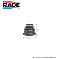 Cubrepolvo Junta Homocinética Race Bc-2530 - Mi Refacción