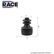 Cubrepolvo Junta Homocinética Race Bc-2701 - Mi Refacción