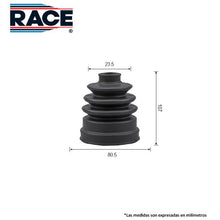 Cargar imagen en el visor de la galería, Cubrepolvo Junta Homocinética Race Bc-2717 - Mi Refacción