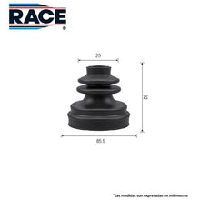 Cargar imagen en el visor de la galería, Cubrepolvo Junta Homocinética Race Bc-2721 - Mi Refacción