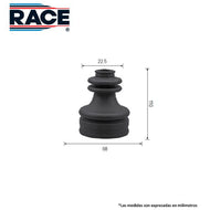 Cubrepolvo Junta Homocinética Race Bc-2733 - Mi Refacción
