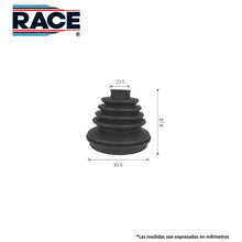 Cargar imagen en el visor de la galería, Cubrepolvo Junta Homocinética Race Br-2613 - Mi Refacción