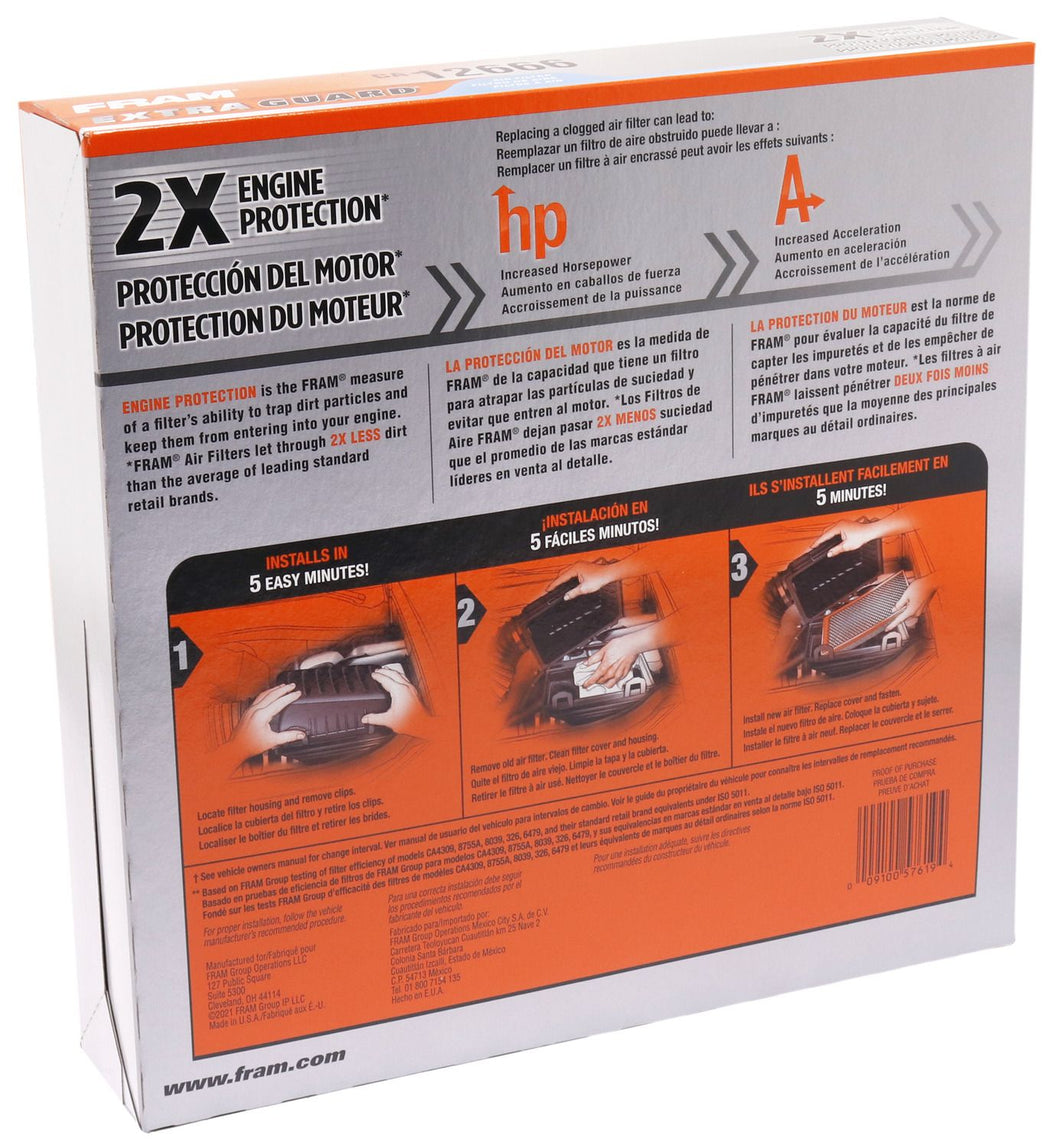 Filtro Aire Fram Ca12666 - Mi Refacción