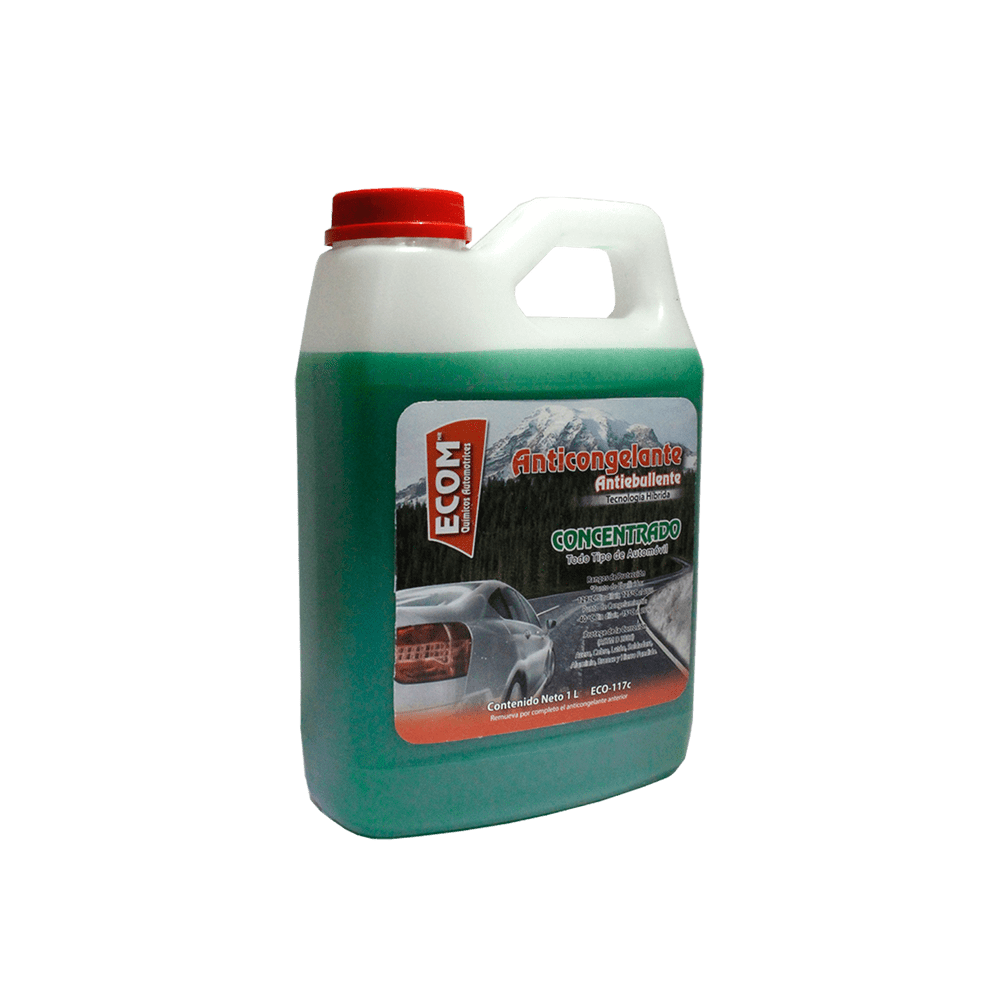 Anticongelante Ecom Verde Concentrado 1 Litro Eco-117C - Mi Refacción