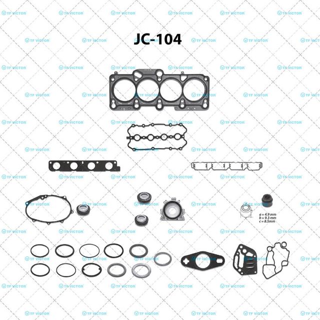 Empaque Completo Tf Victor Jc-104 - Mi Refacción