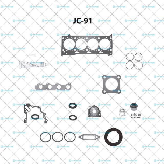 Empaque Completo Tf Victor Jc-91 - Mi Refacción