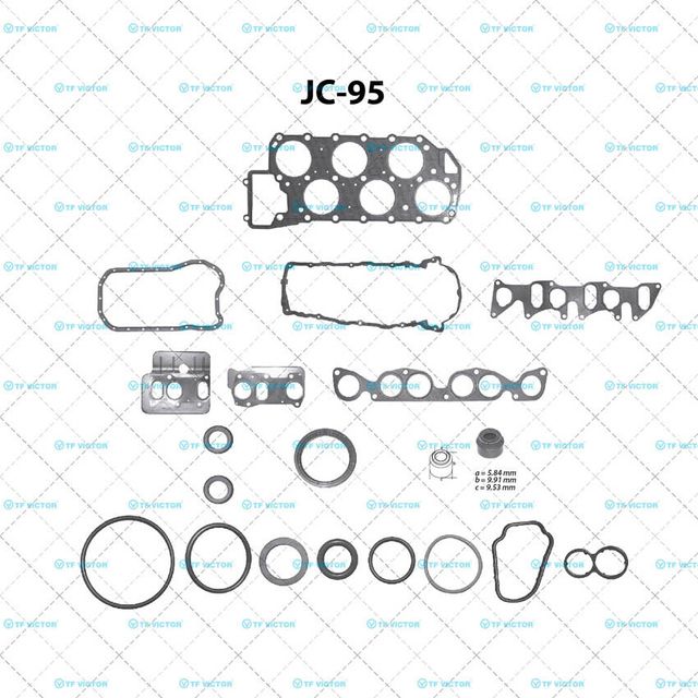 Empaque Completo Tf Victor Jc-95 - Mi Refacción