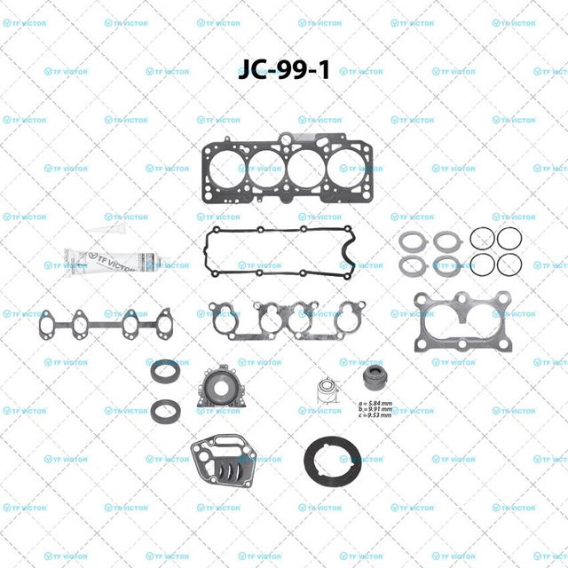Empaque Completo Tf Victor Jc-99-1 - Mi Refacción