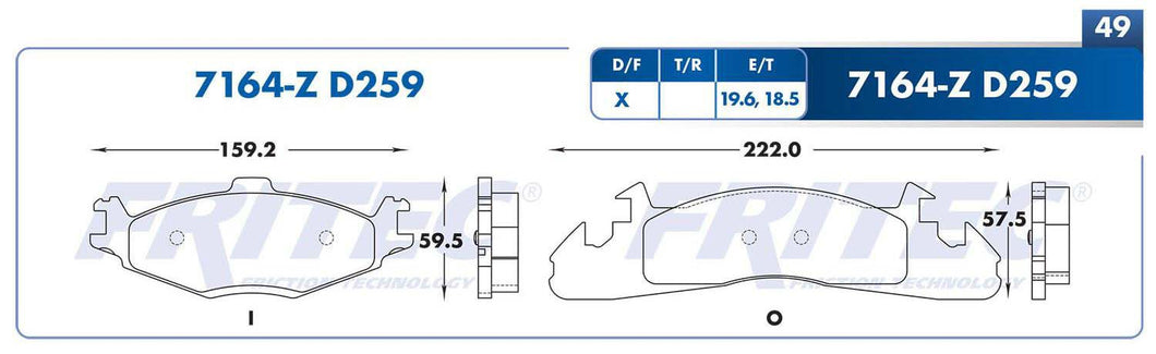 Balata Fritec M-7164-Z