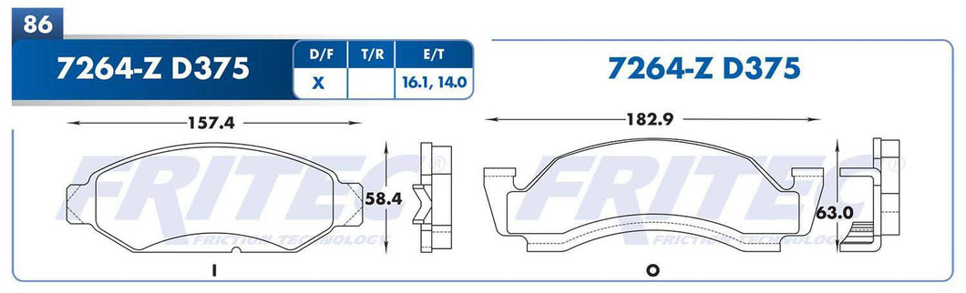 Balata Fritec M-7264-Z
