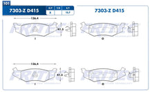 Cargar imagen en el visor de la galería, Balata Fritec M-7303-Z - Mi Refacción
